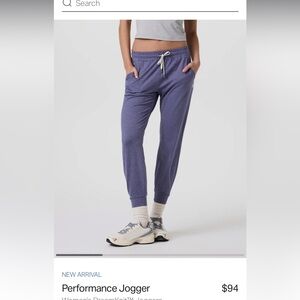 Vuori performance jogger